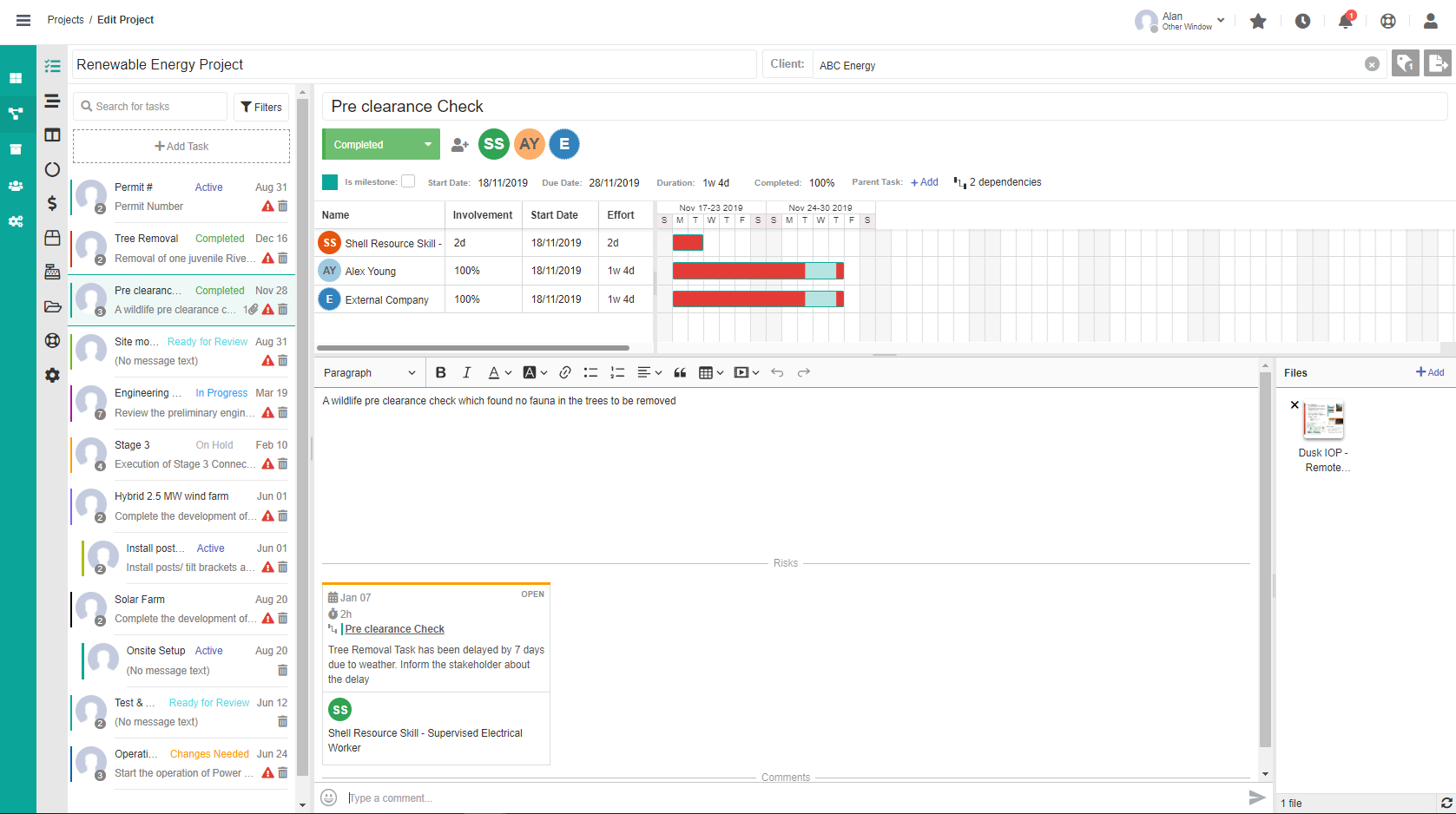 screenshot of Dusk FSM